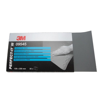 3M 09545 Slipepapir Micro-Fine P1500 138X230MM PK A 50 (02048)