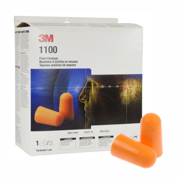 3M 1100 Ørepropper skum 200 par