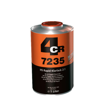 4CR 7235.1000 1L 2K HS Rapid Klarlakk