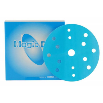 Kovax Magic Disc 150 mm P320 15 hull blå - 10PK