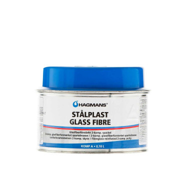 Hagmans Stålplast glassfibersparkel inkl. herder - 0,18L