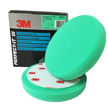 3M Perfect-It rubbingpad 150mm flat grønn - 2PK
