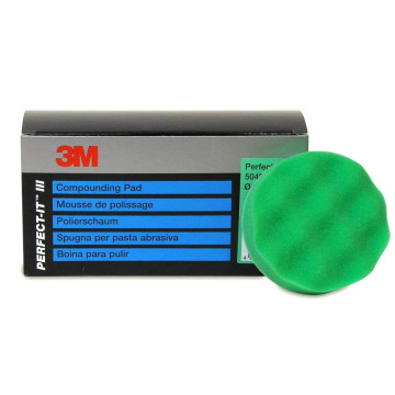 3M Perfect-It rubbingpad 75mm vaflet grønn - 4PK