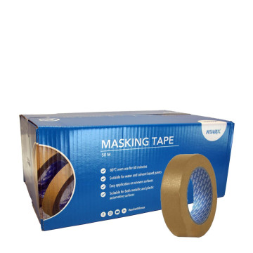 Kovax Maskeringstape 36mm x 50m  brun 80°C - 1stk