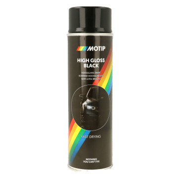 Motip 04005 Sort blank spraylakk, 500ml