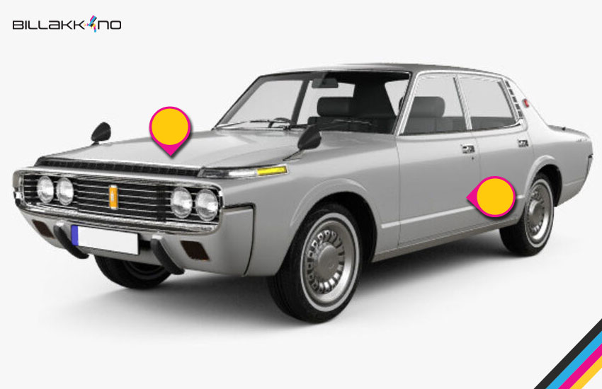 Her finner du fargekoden til Toyota Her finner du fargekoden til Toyota
